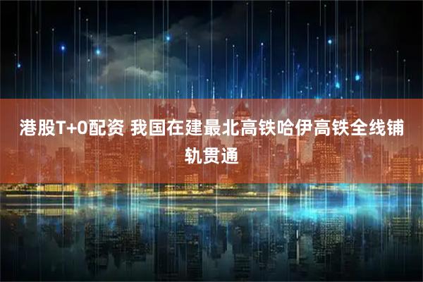 港股T+0配资 我国在建最北高铁哈伊高铁全线铺轨贯通